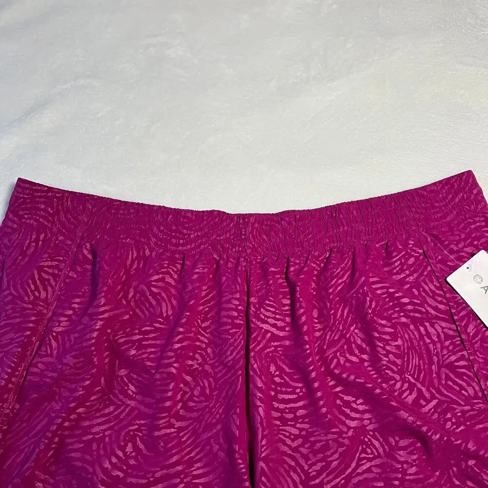 Athleta Printed Mesh Racer Run Shorts Size 3X NEW Gym Workout Exercise Active - Picture 5 of 14